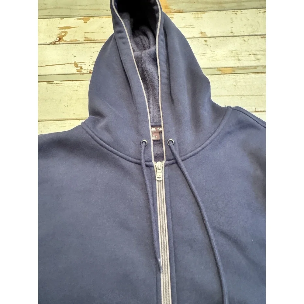 Michael Kors Men's/Women's Long Sleeve Full Zip Drawstring Hoodie Size Large